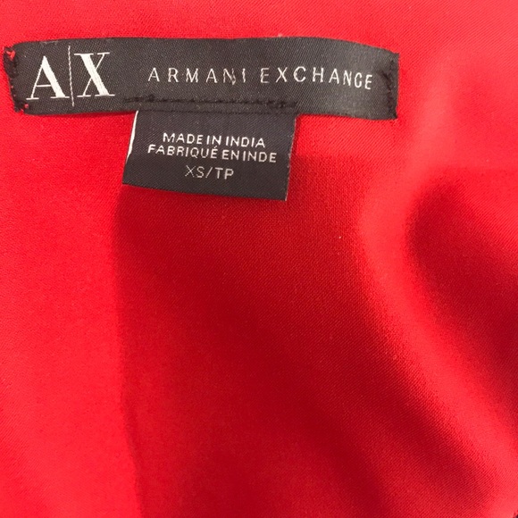 Armani Exchange red tank top - Picture 4 of 4